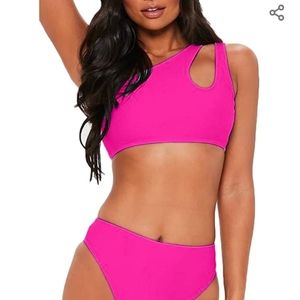 Neon Pink Bathing Suit